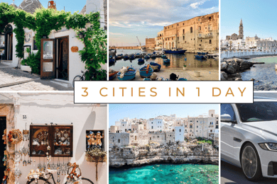 Alberobello, Monopoli, Polignano: Private tour from Bari