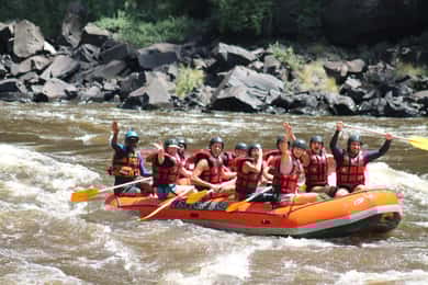 Victoria Falls: Zambezi Whitewater Rafting & Sunset Cruise