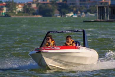 Cancun : Excursion en bateau rapide pour la plongée en apnée à la Laguna Nichupte