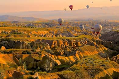 From Cappadocia: Green Tour with Hikes, Caves