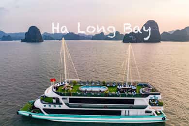 Ha Long Bay Lyxig heldagskryssning med buffé och allt inkluderat