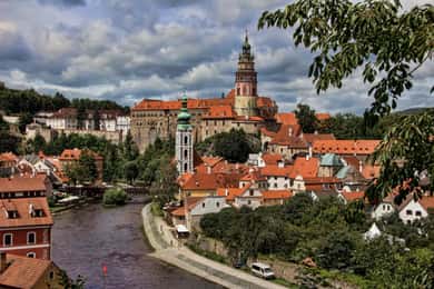 De Praga: Excursão de 1 dia a Český Krumlov com serviço de busca