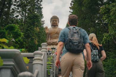 Lantau Island: Beyond Big Buddha Tour with Cable Car Ride