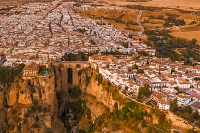 From Malaga: Ronda and Setenil Tour with Tourist Train