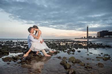 Maspalomas: Private professional photo session at sunset.