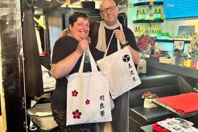 Tokio: Experiencia de creación de un sello con tu nombre y una bolsa o bolso tote