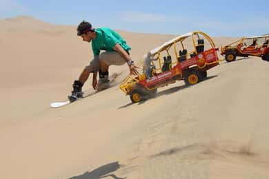From Lima: Huacachina Sandboarding and Wine Tasting Day Trip
