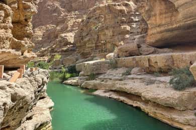 Muscat: Wadi Shab i Bimmah Sinkhole - prywatna wycieczka z lunchem