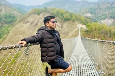 Pokhara: Suspension Bridge Private Tour- 30 Min Village Walk