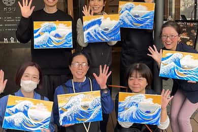 小布施：酒蔵ツアー、北斎館美術館＆ペイント＆シップ