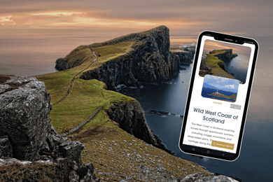 Skotlands vestkyst: Online rejseguide til bilferie