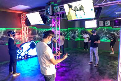 Expérience de jeu immersive VR