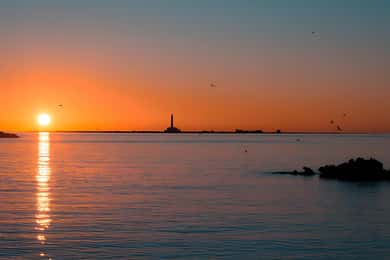 Pôr do sol na Ilha de S.Andrea Gallipoli - Com aperitivo