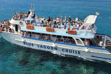Ayia Napa: Blue Lagoon & Turtle Cruise med lunch (tillval)
