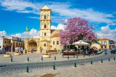 Från Paphos: Höjdpunkter i Larnaca med Lefkara & Nicosia