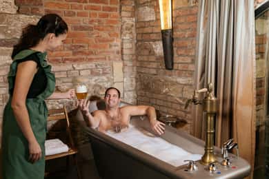 Prague : Lázně Pramen. Spa vin, bière et bien-être