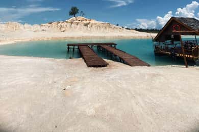 Teluk Sebong: Bintan sivatag és Kék-tó kirándulás