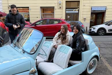 Rome: Private Open-Top Fiat 500 Tour with Driver