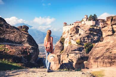 Meteora: Halbtagestour zu den Klöstern und Sightseeing am Morgen