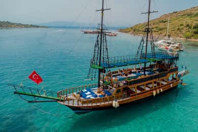 Bodrum, Gumbet piratbådtur med frokost