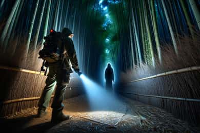 京都暗い物語、伝説、竹林ナイトゴーストツアー