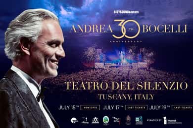 Overføring Firenze til Bocelli-Teatro del Silenzio Lajatico