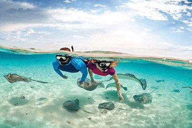 Flamingo & Tamarindo : Snorkling vid Las Catalinas-öarna