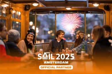 Амстердам: официальная программа SAIL Experience с фейерверком и шампанским