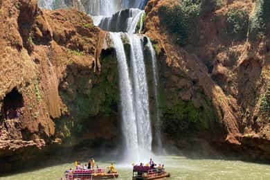 Marrakech : Ouzoud Waterfalls & Guided Tour & Boat Ride