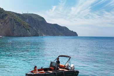 Corfu: Private 2.5-hour Speedboat Tour to Porto Timoni