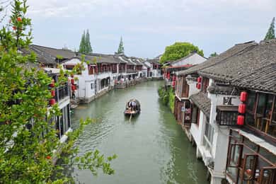 Village aquatique de Zhujiajiao : Visite privée au départ de Shanghai