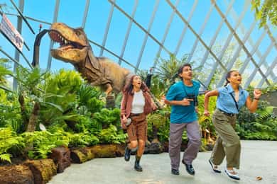 Singapore: Gardens by the Bay & Jurassic World with Pickup