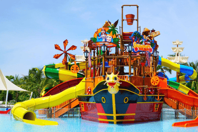 Mikazuki Water Park 365 with Onsen E-Ticket