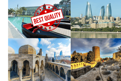 Baku Historical and modern tour in 2-3 hours+FREE Night tour