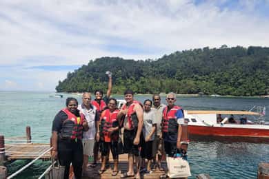 Kota Kinabalu: Dagsudflugt til Manukan og Sapi-øerne med frokost