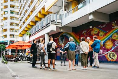 Excursão guiada a pé à noite por Kreuzberg