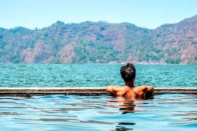 Bali: Wschód słońca na górze Batur i naturalne gorące źródła