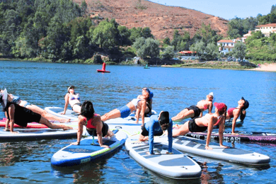 Yoga sur Stand Up Paddle Board et excursion avec lieu de prise en charge