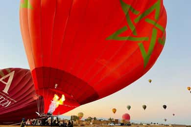 Marrakech: paseo en globo aerostático con desayuno y traslado