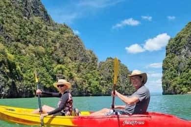 Ko Lanta: Halvdagskajak, Talabeng, havgrotte og mangrove