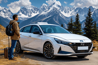 Transport: Almaty-Bishkek med PRIVAT BIL