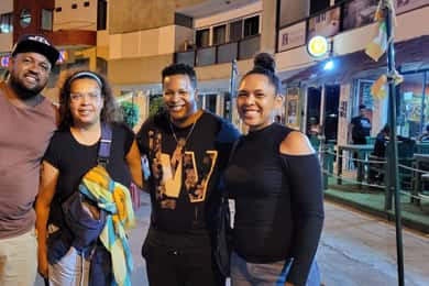 Mindelo Walking By Night
