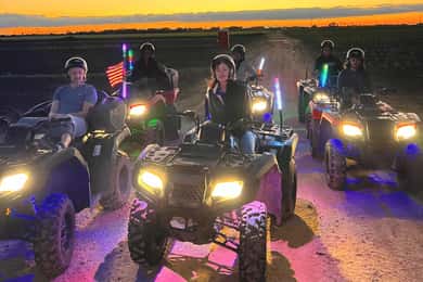 Houston TX 45-Minute Night ATV Riding with Photos Included