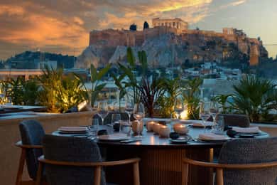Athens: Rooftop Fine Dining at Whispers Restaurant