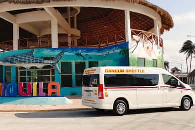 Wspólny transfer z centrum Cancun do promu Holbox