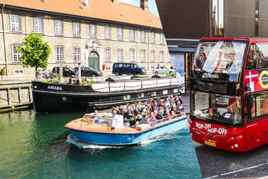 Copenhagen: Hop-On Hop-Off Bus Tour with Boat Tour Option
