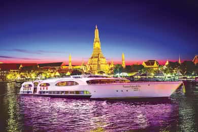 Bangkok : Dîner-croisière "Wonderful Pearl" et spectacle vivant
