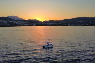 Agios Nikolaos: 3-Hour Sunset Cruise with Skipper