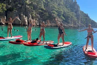 Cassis : Calanques National Park Standup Paddleboarding Tour