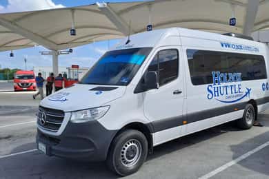 Autocarro partilhado do aeroporto de Cancún para o Ferry de Holbox